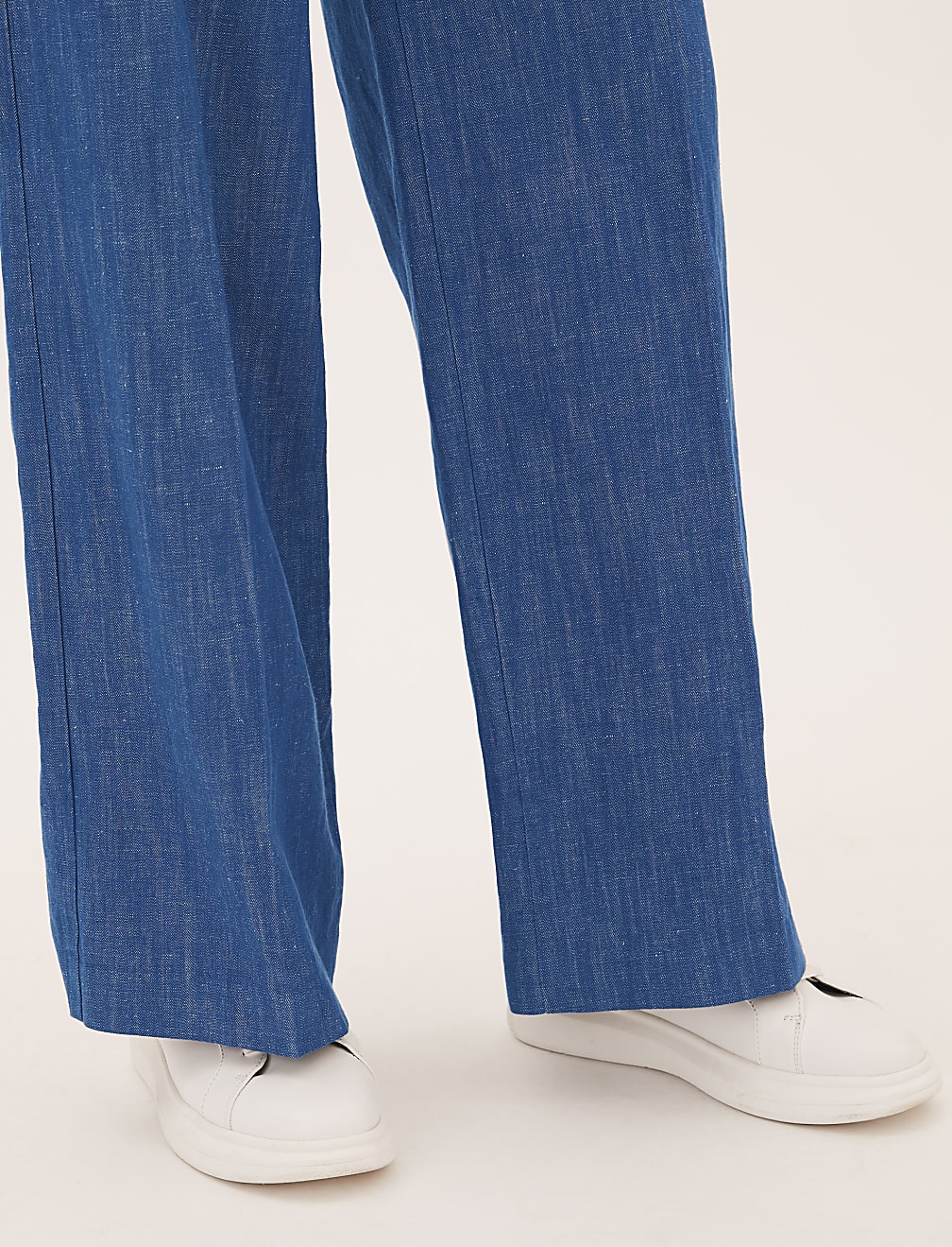 Cotton Mix Plain Regular Fit Palazzo