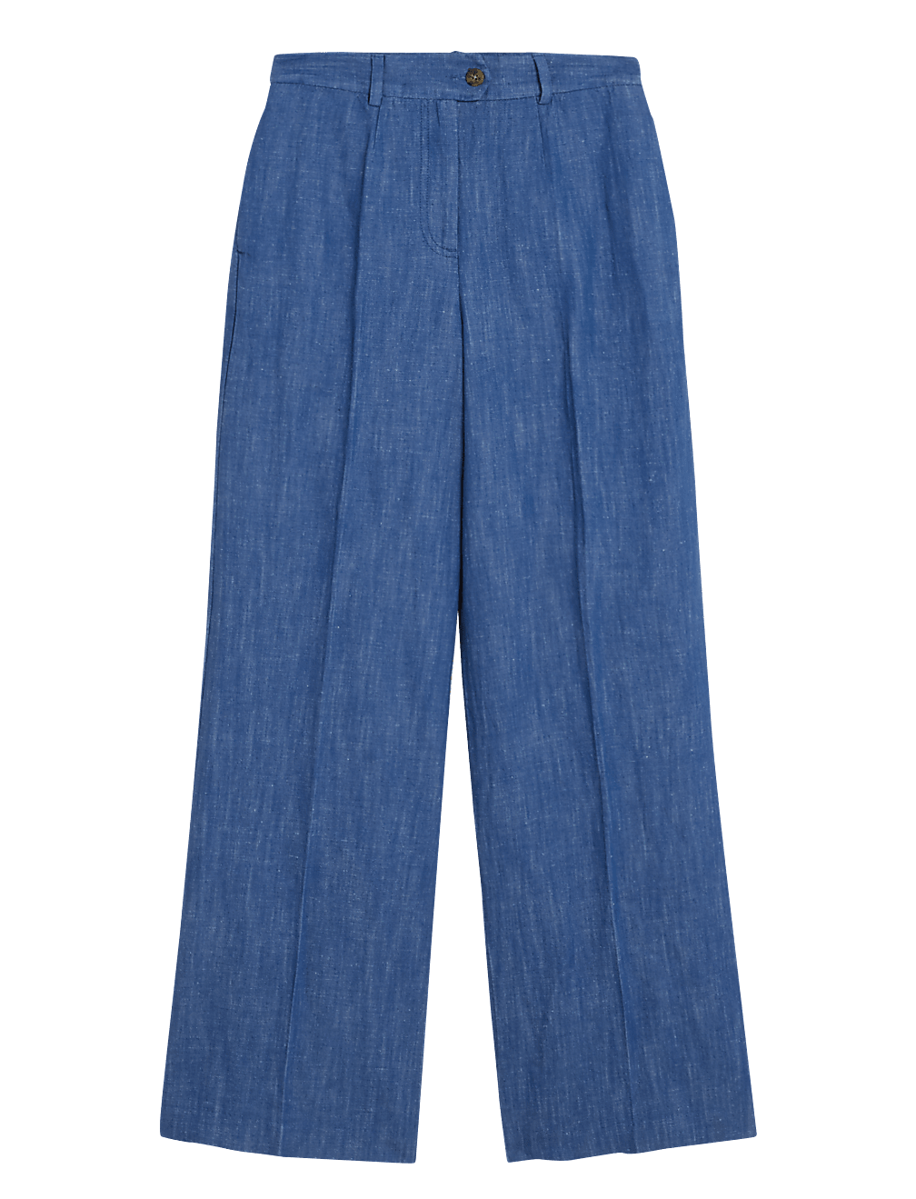 Cotton Mix Plain Regular Fit Palazzo