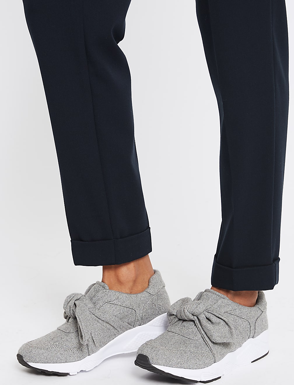 Drawstring Tapered Ankle Grazer Trouser