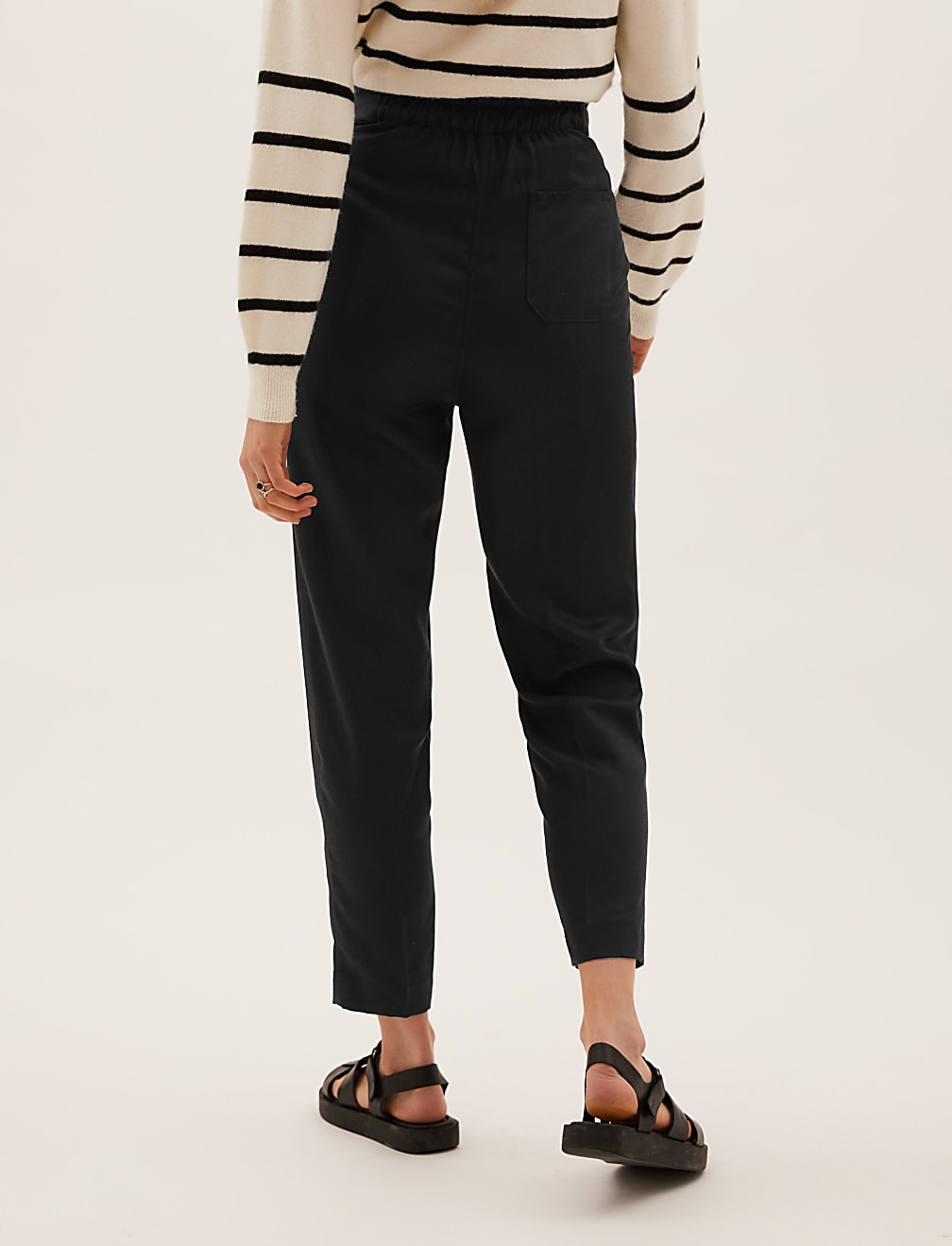Pure Tencel™ Utility Tapered Trousers