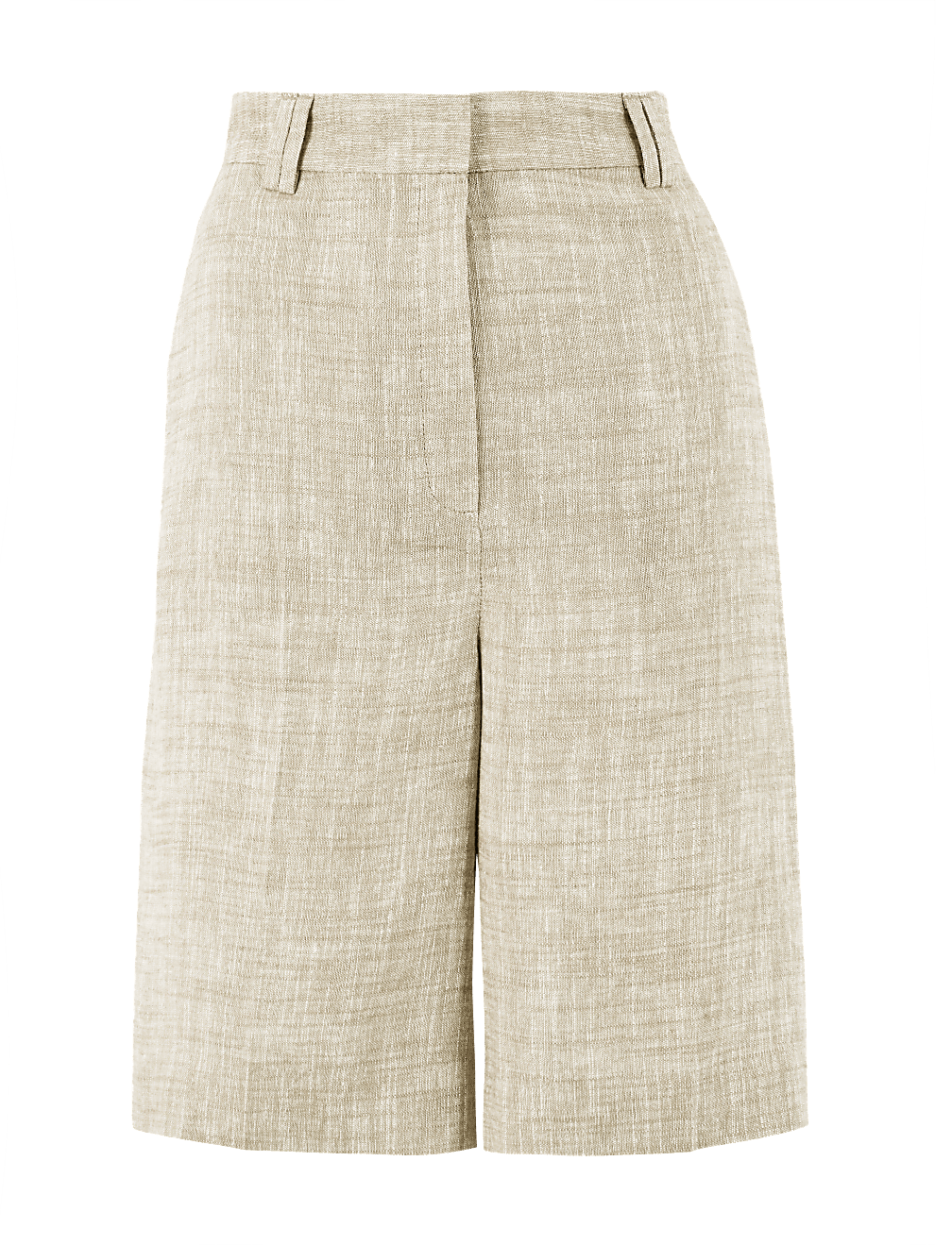 Tailored Linen Shorts