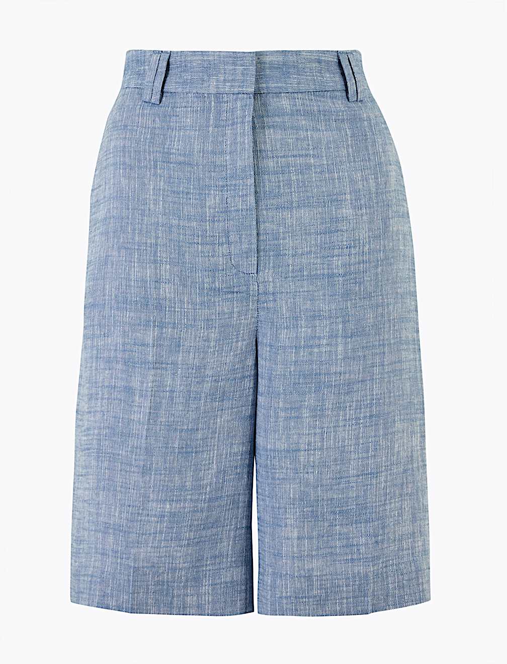 Tailored Linen Shorts