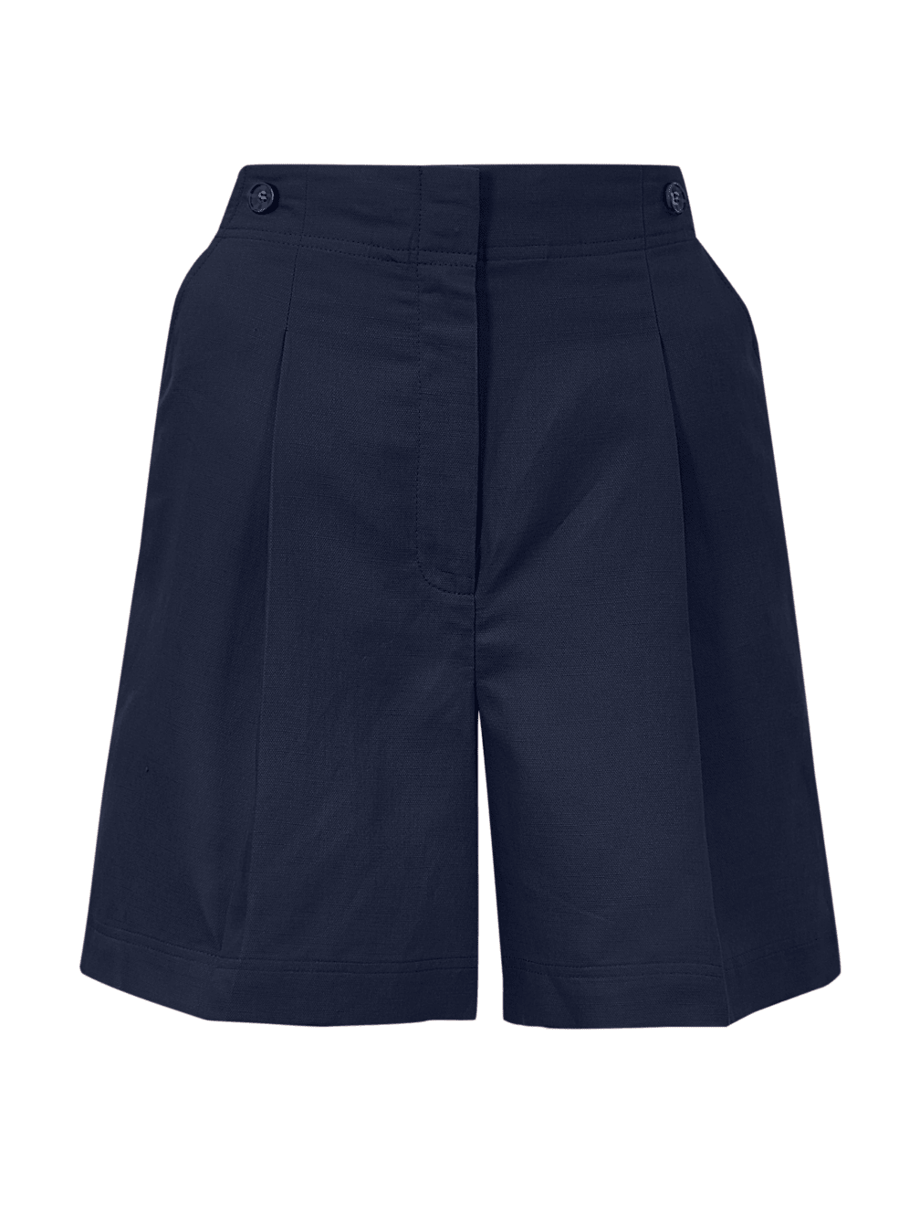 Linen Blend Shorts