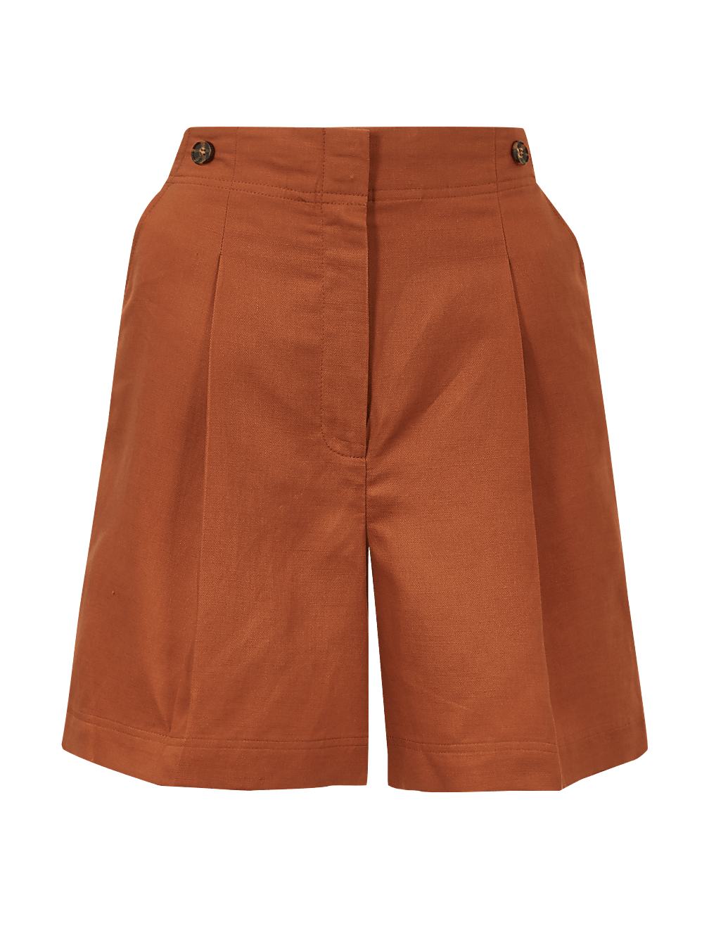 Linen Blend Shorts