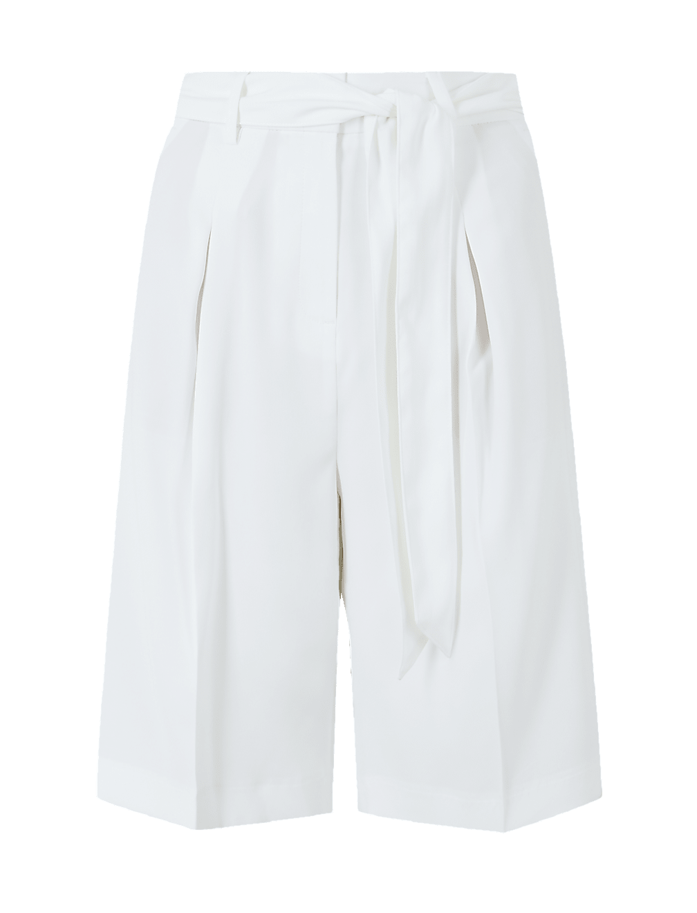 Belted High Waist Tailored Shorts