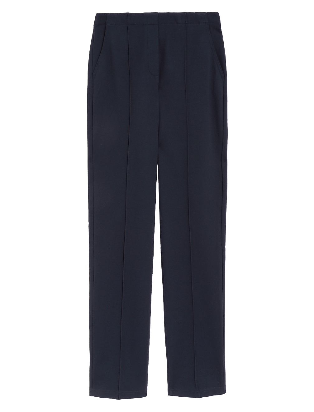Jersey Straight Leg Trousers