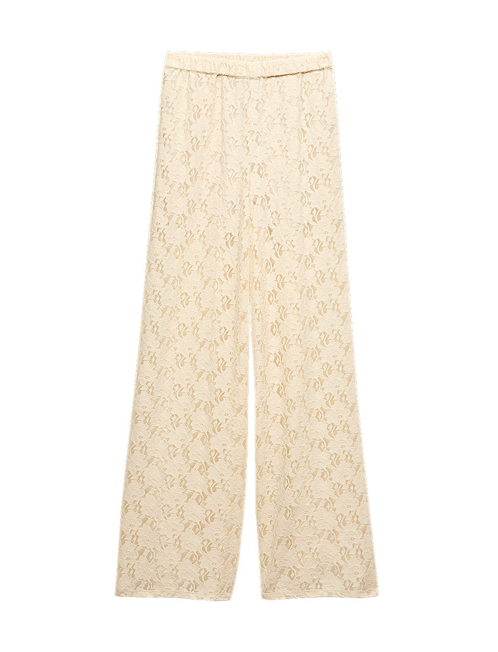 Lace Wide Leg Trousers