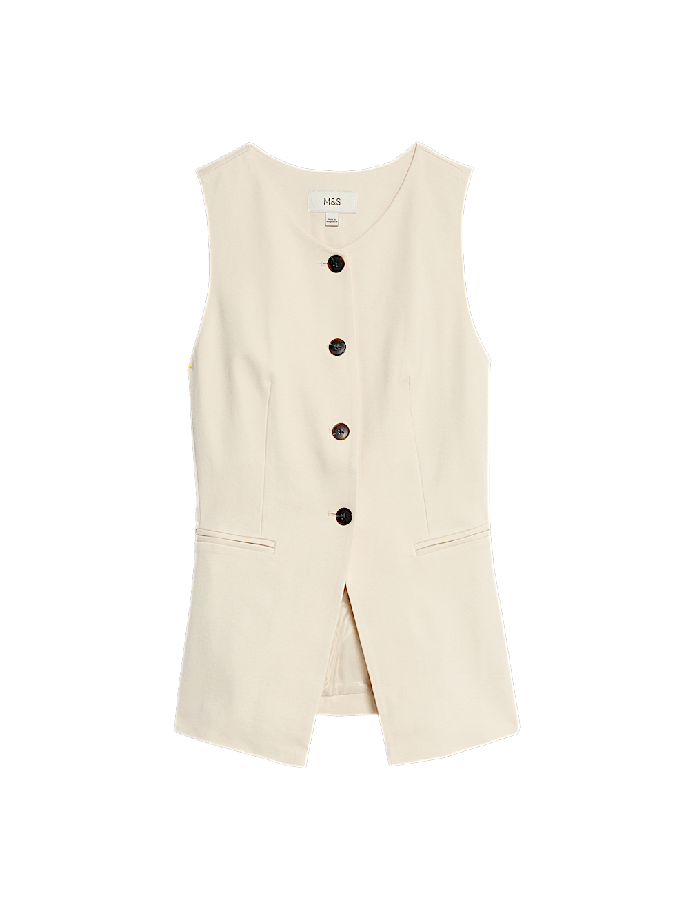 Jersey Collarless Waistcoat