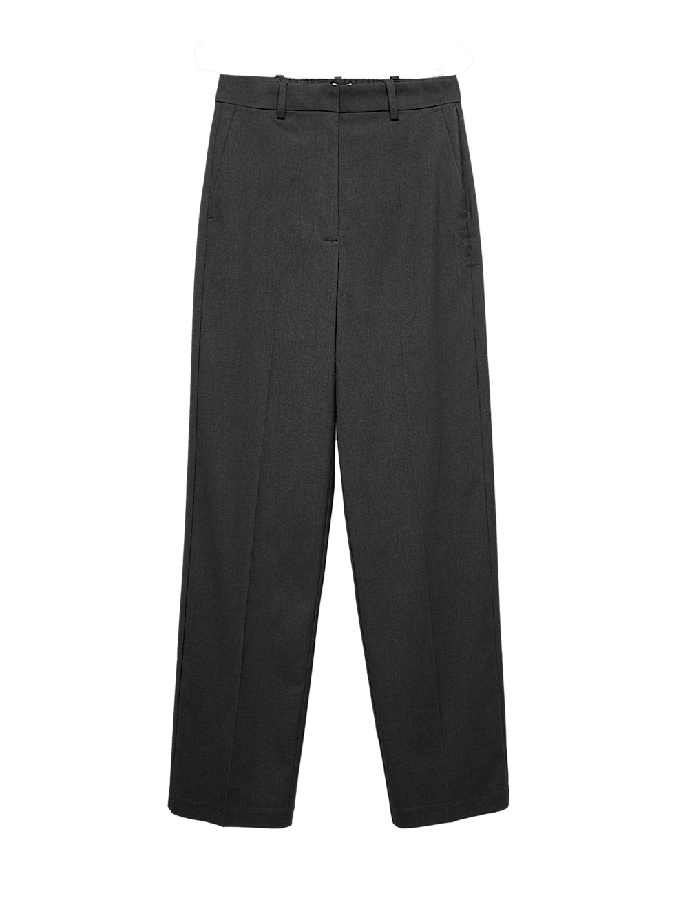Straight Leg Trousers with Stretch