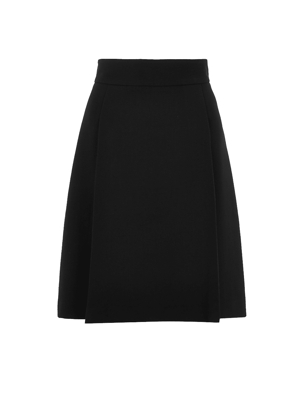 Pleat Front Mini Skirt