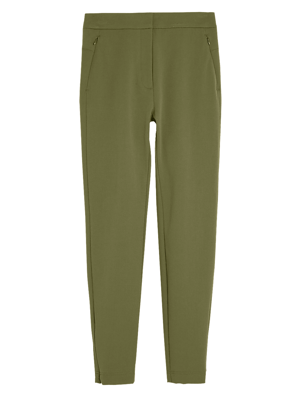 Skinny Ankle Grazer Trousers with Stretch