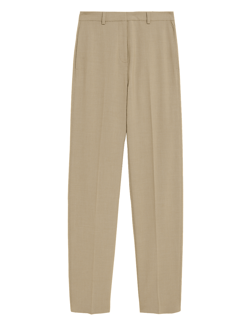 Straight Leg Trousers with Stretch