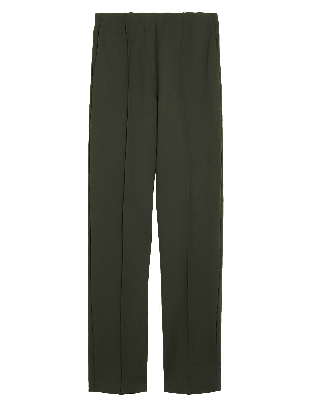 Jersey Straight Leg Trousers