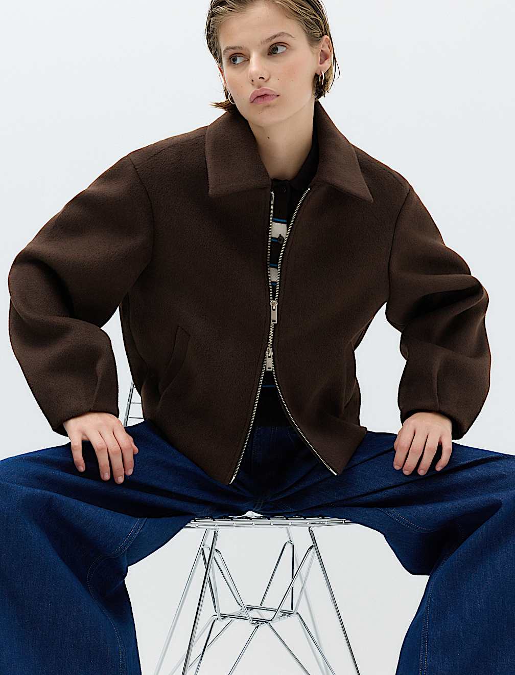 Short Bomber Jacket