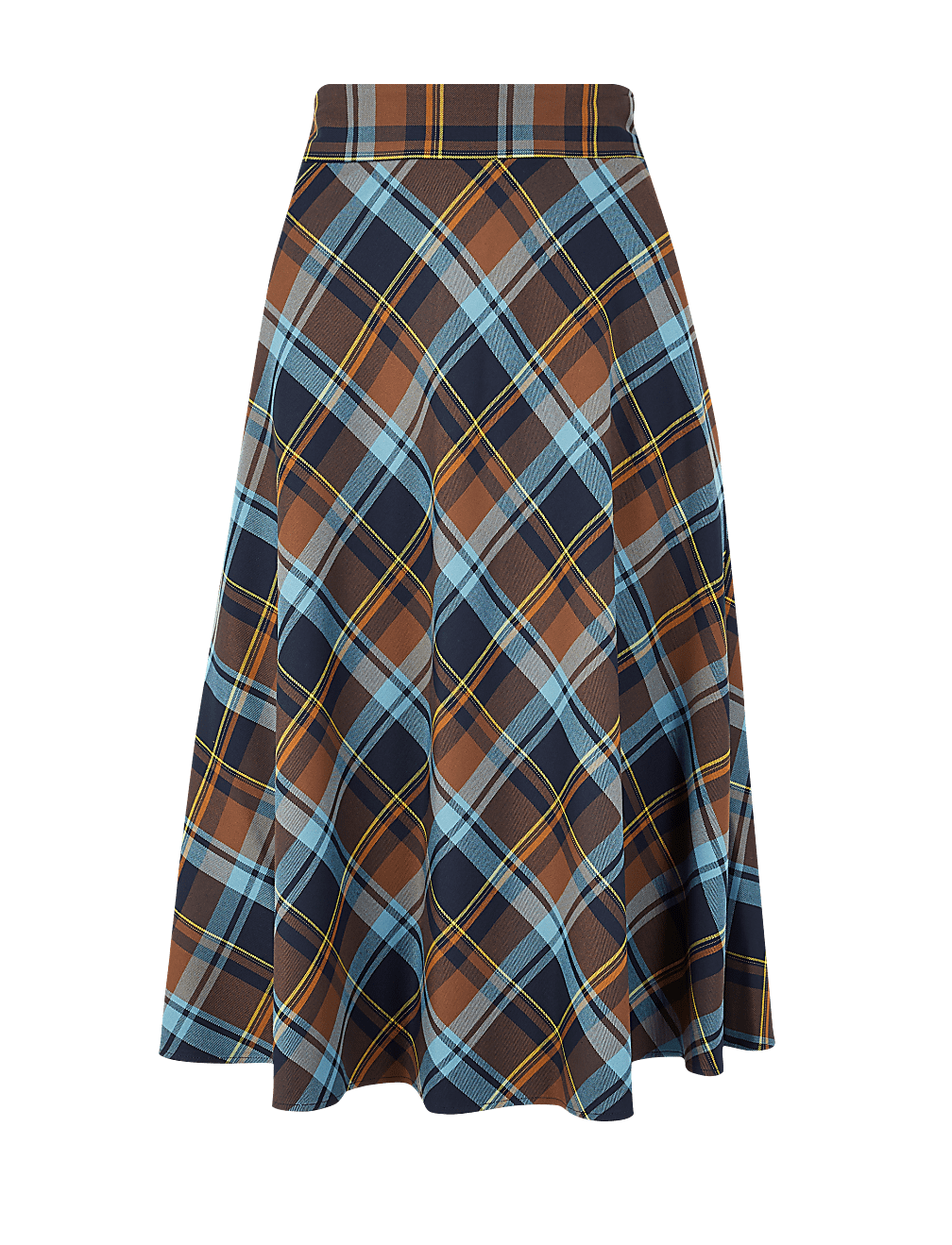 Ladies check skirts top