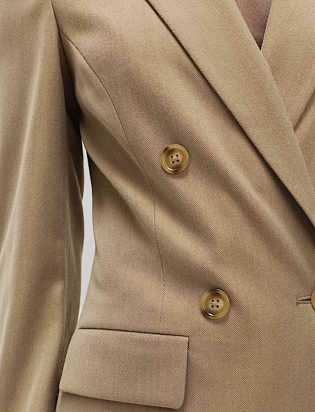 Tailored Double Breasted Oversized Blazer