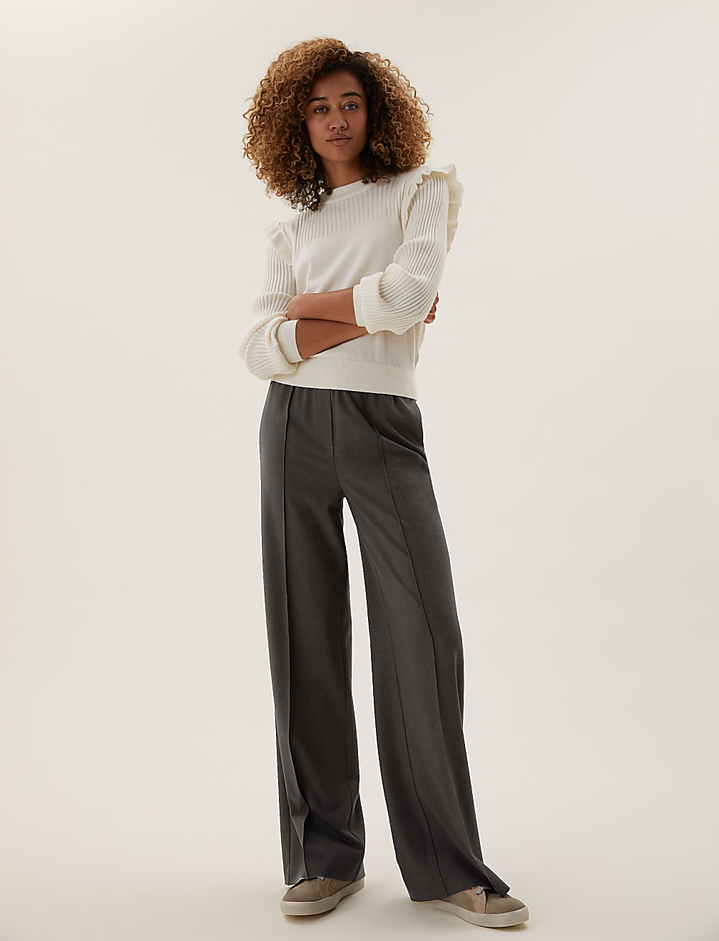 Wide Leg Trousers