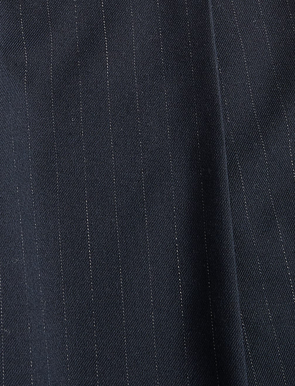 Pinstripe Pleat Front Wide Leg Trousers