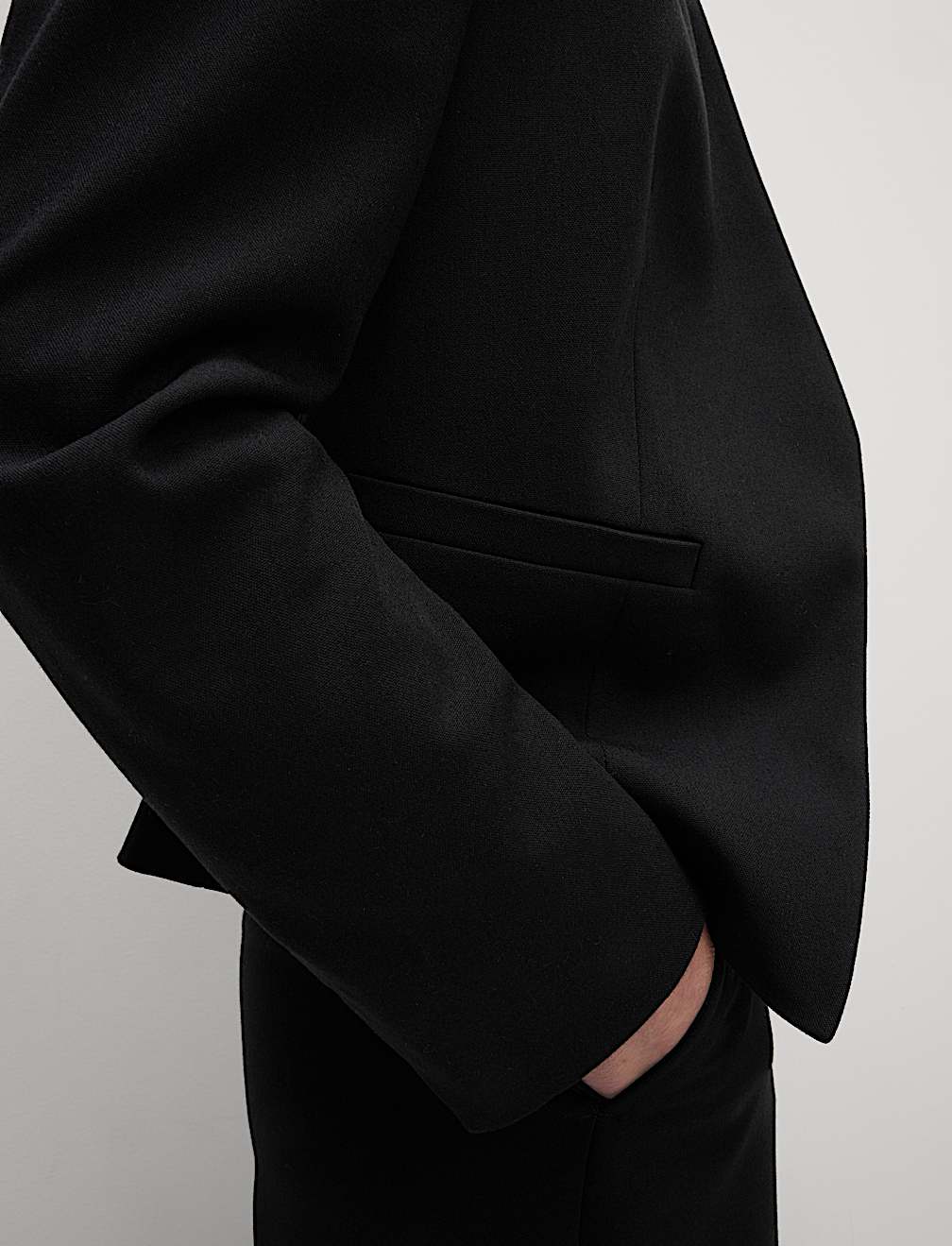 Collarless Blazer