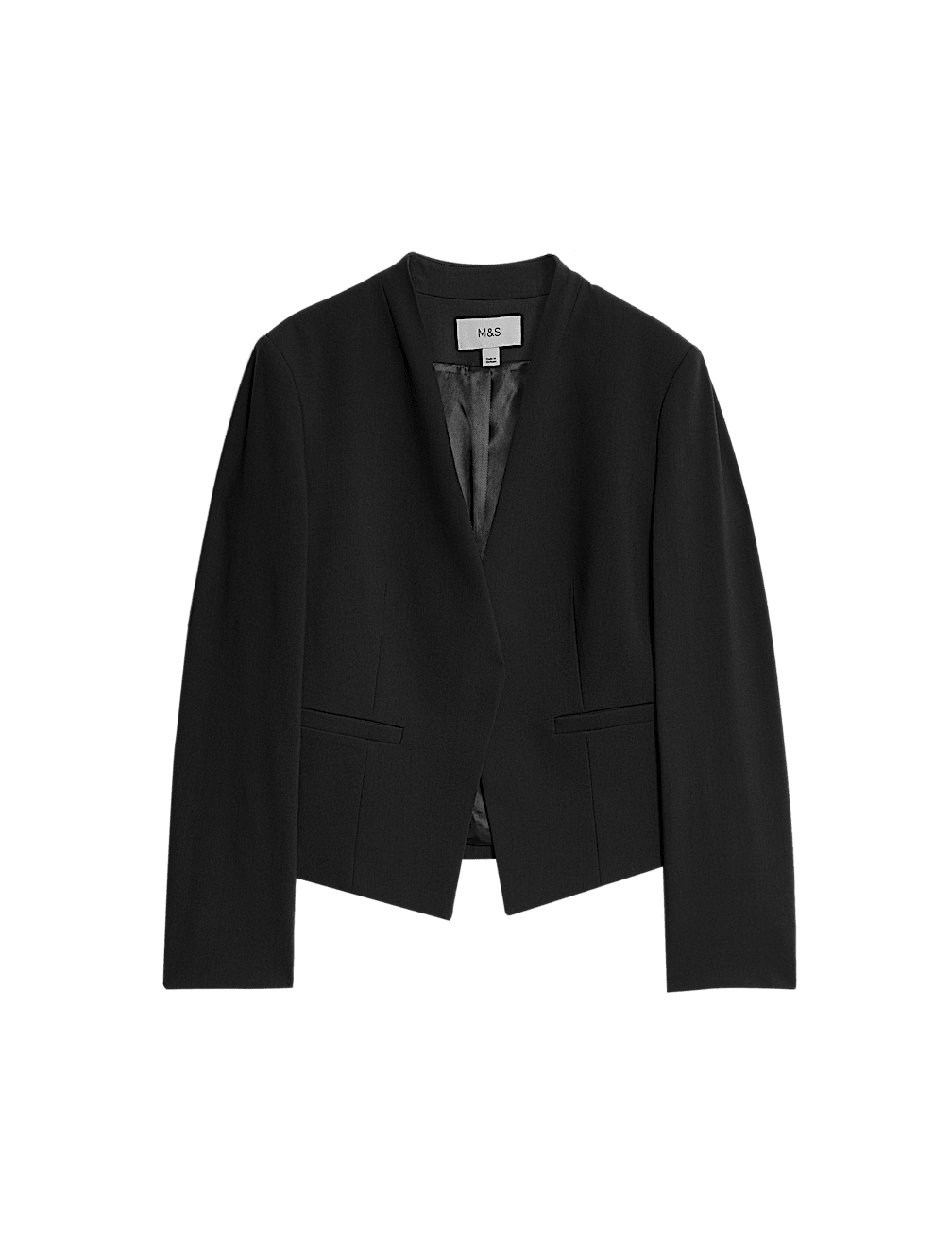 Collarless Blazer
