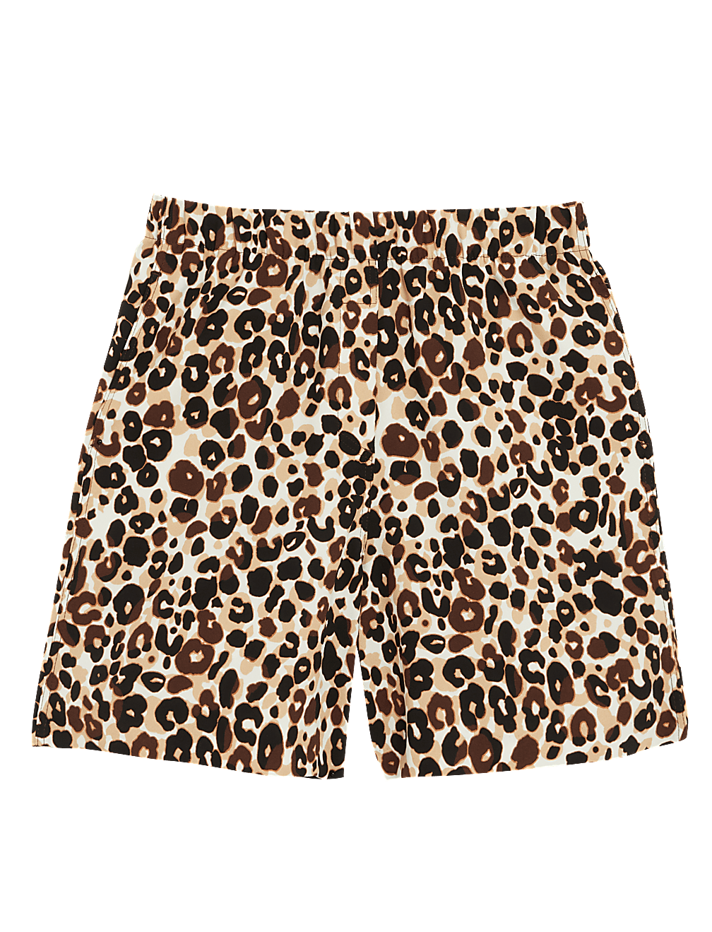 Animal Print High Waisted Shorts