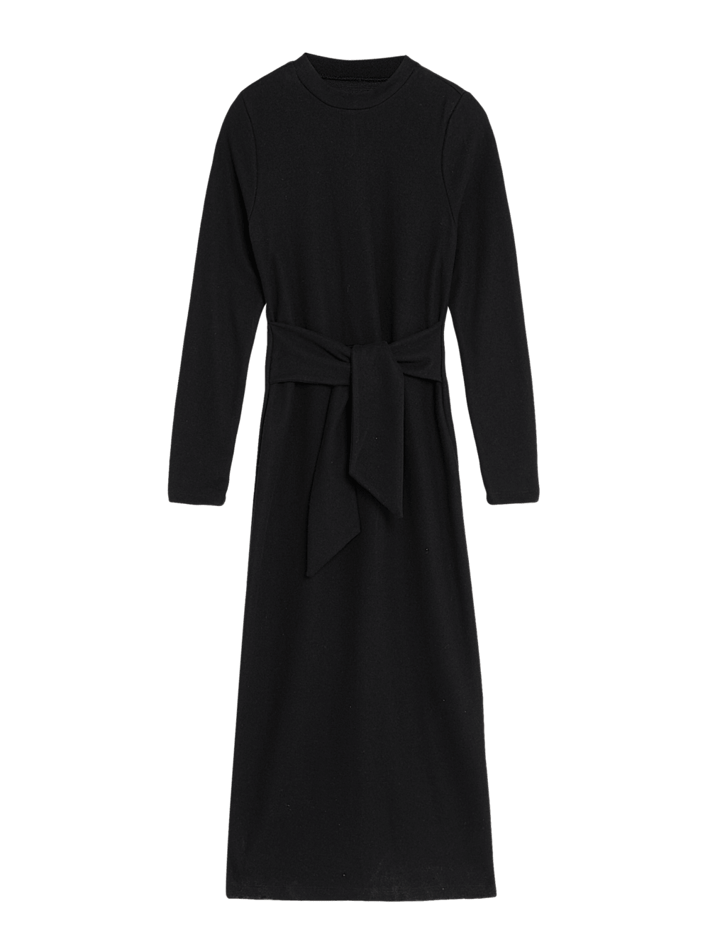 Tie Front Midi Shift Dress