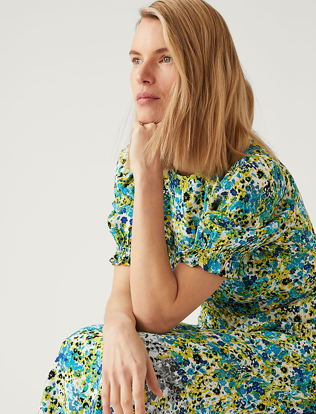 Floral Midaxi Tea Dress