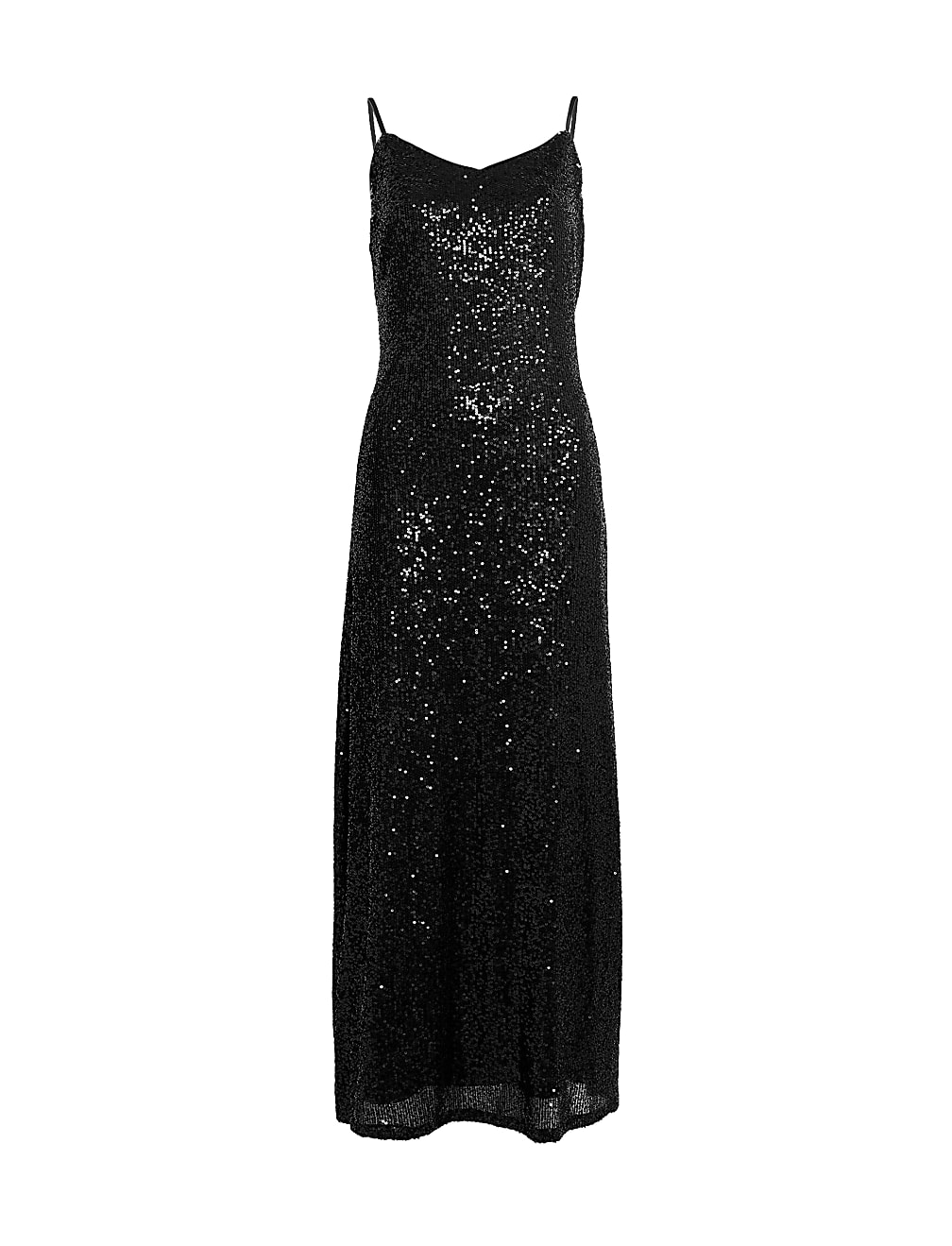 Sequin V-Neck Midaxi Cami Dress