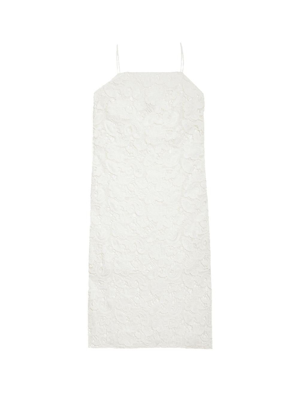 Cotton Rich Embroidered Square Neck Dress