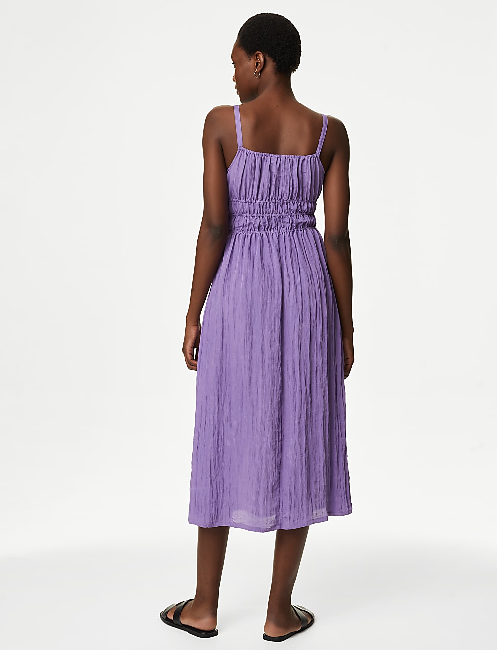 Strappy Midaxi Smock Dress