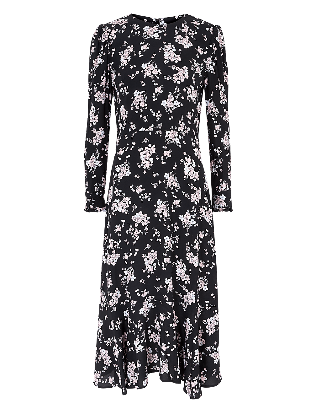 Floral Midi Skater Dress