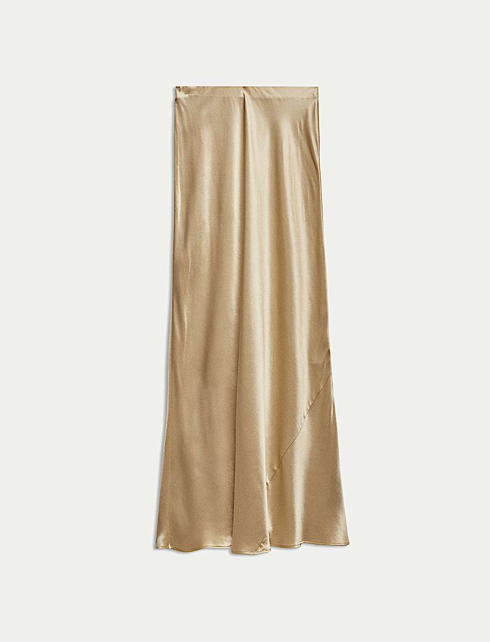 SATIN MAXI SLIP SKIRT