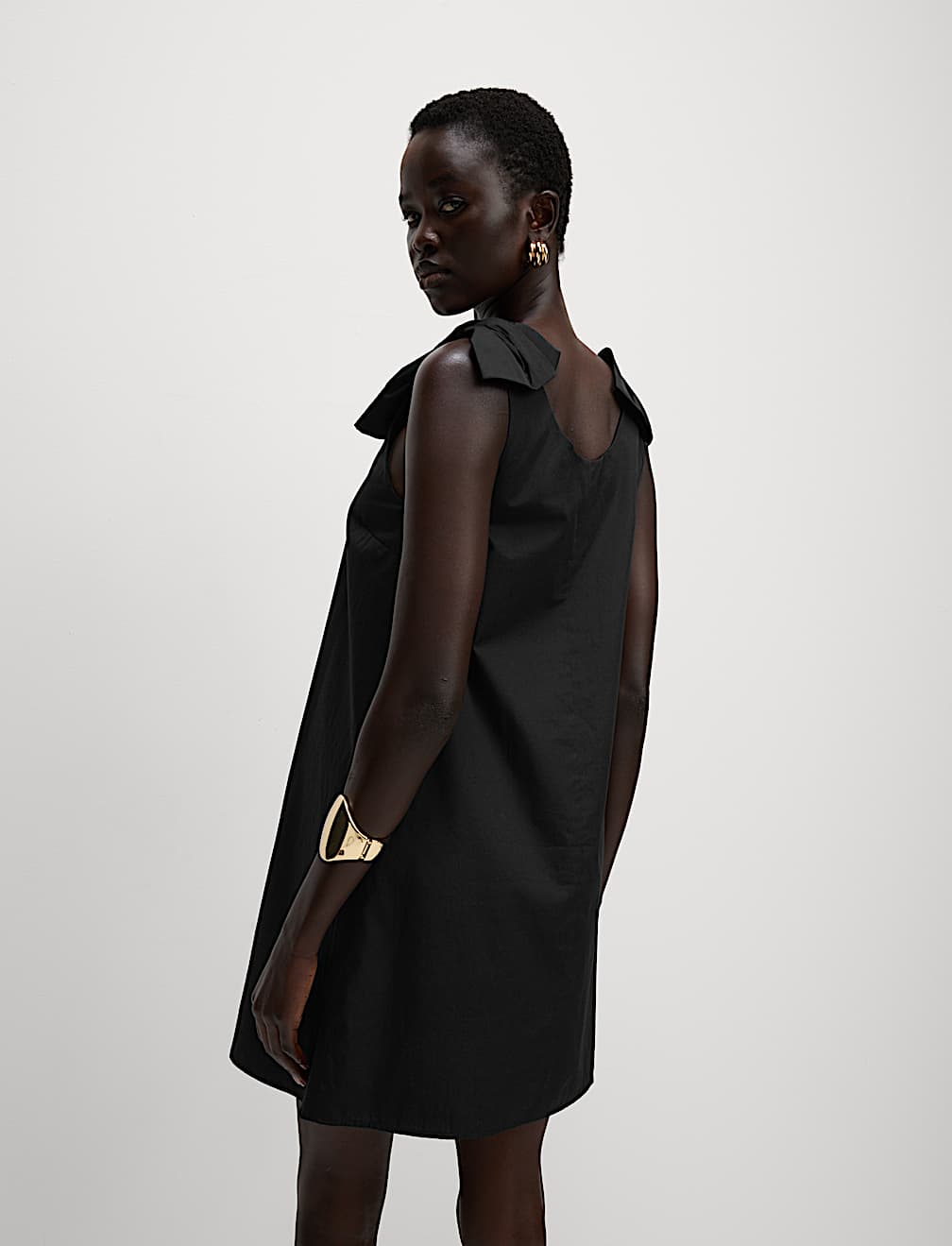 Bow Detail Mini Dress