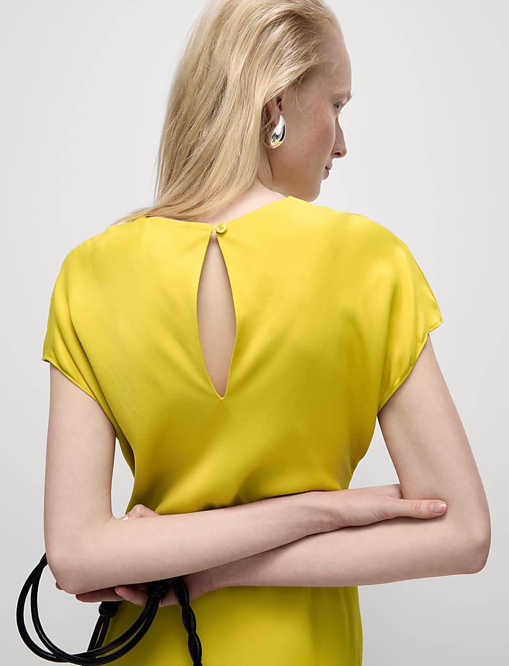 Round Neck Midaxi Column Dress