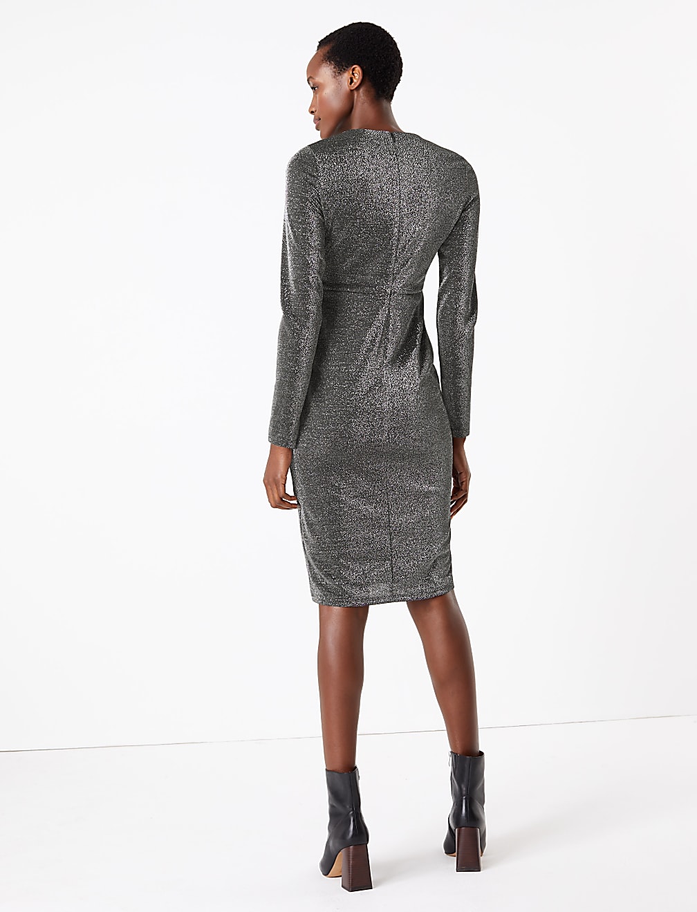Sparkle Jersey Bodycon Dress