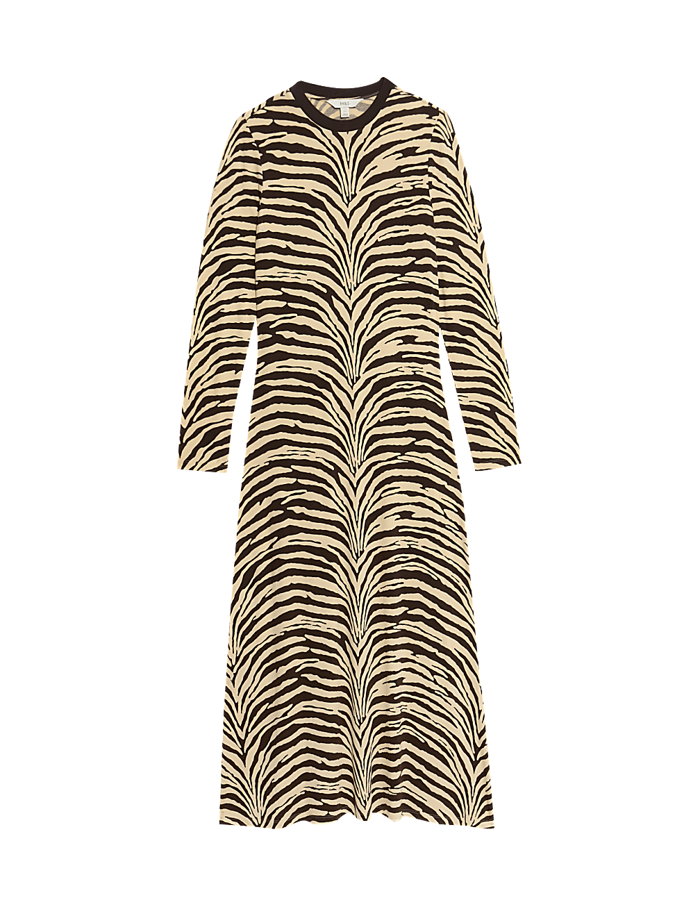 Jersey Animal Print Midaxi Bodycon Dress