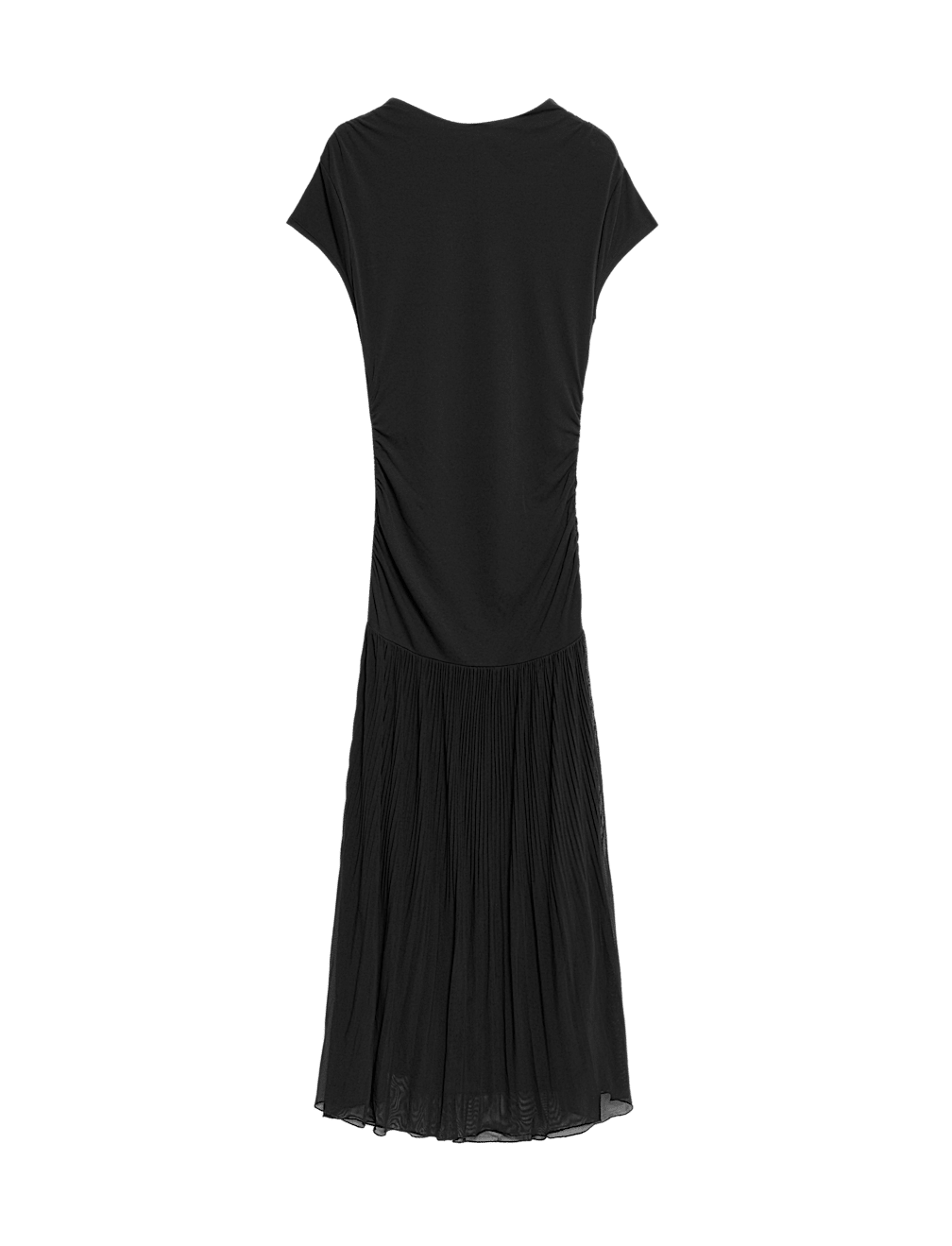 Jersey Pleated Midaxi Dress