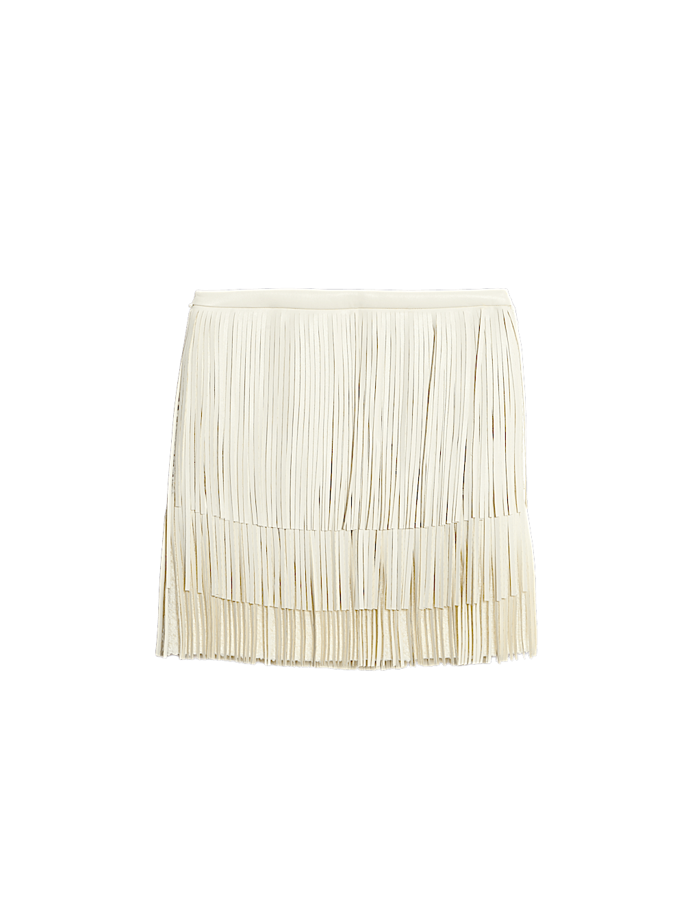 Fringe High Waisted Mini Skirt