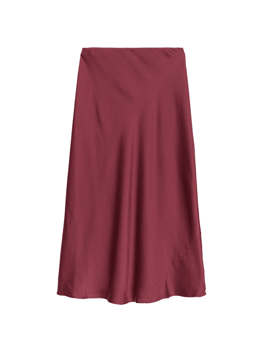 SATIN SLIP SKIRT
