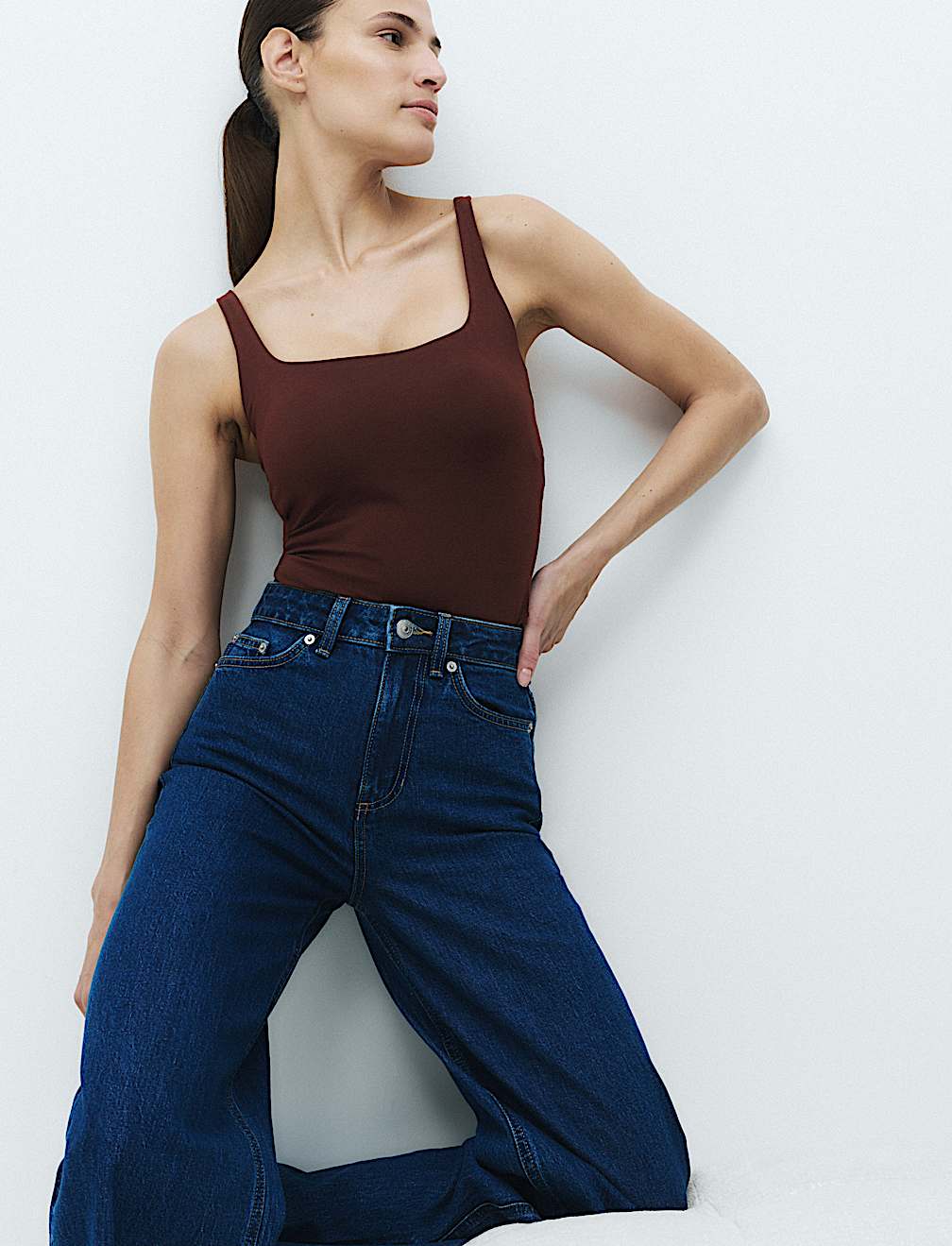 Secret Support&trade; Scoop Neck Bra Vest