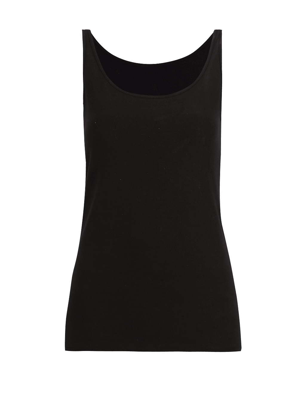 Cotton Built-up Shoulder Vest