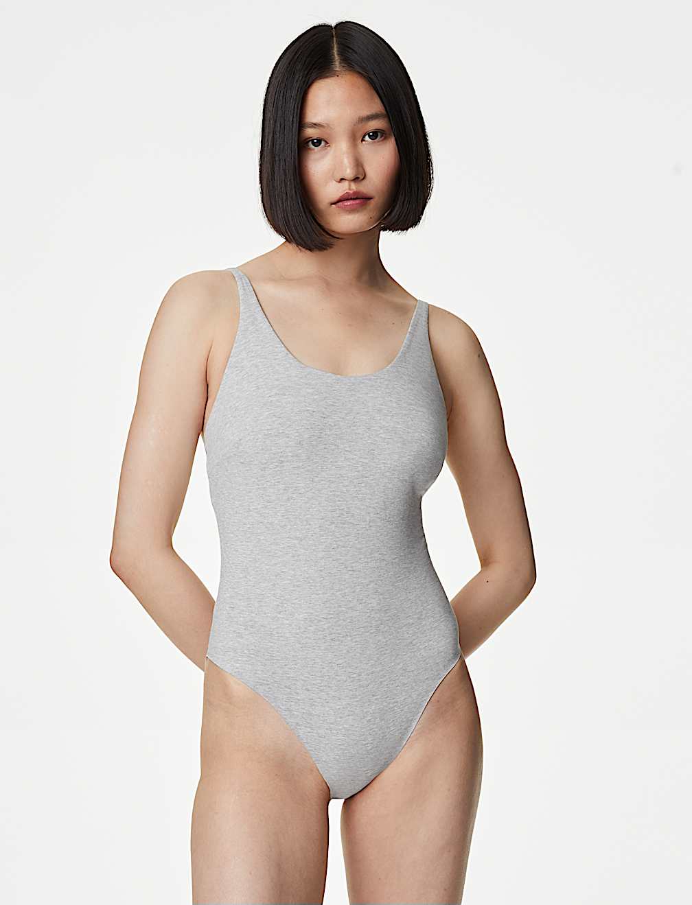 Cotton Rich Light Control Secret Support&trade; Bodysuit