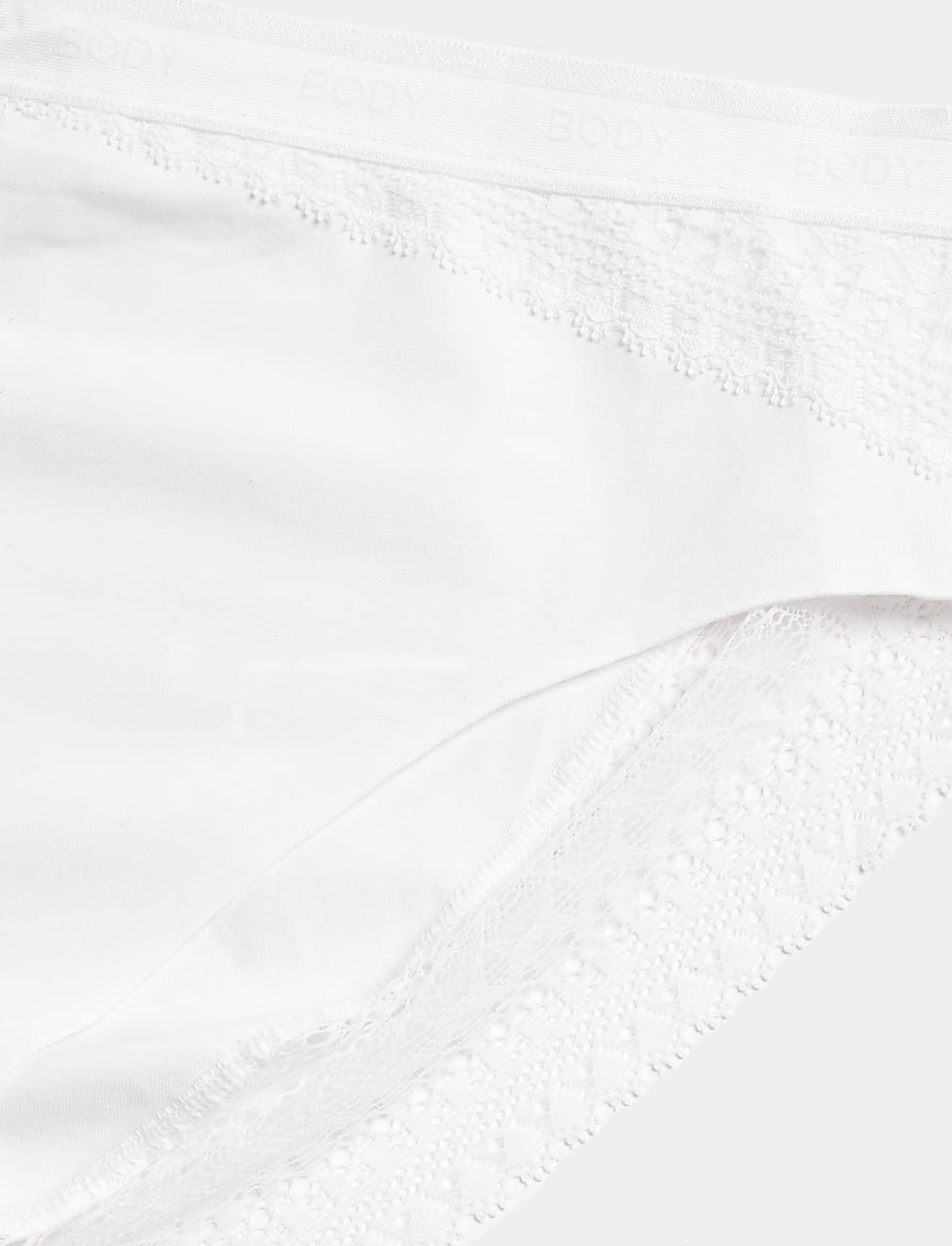 2pk Light Control Cotton Rich High Leg Knickers