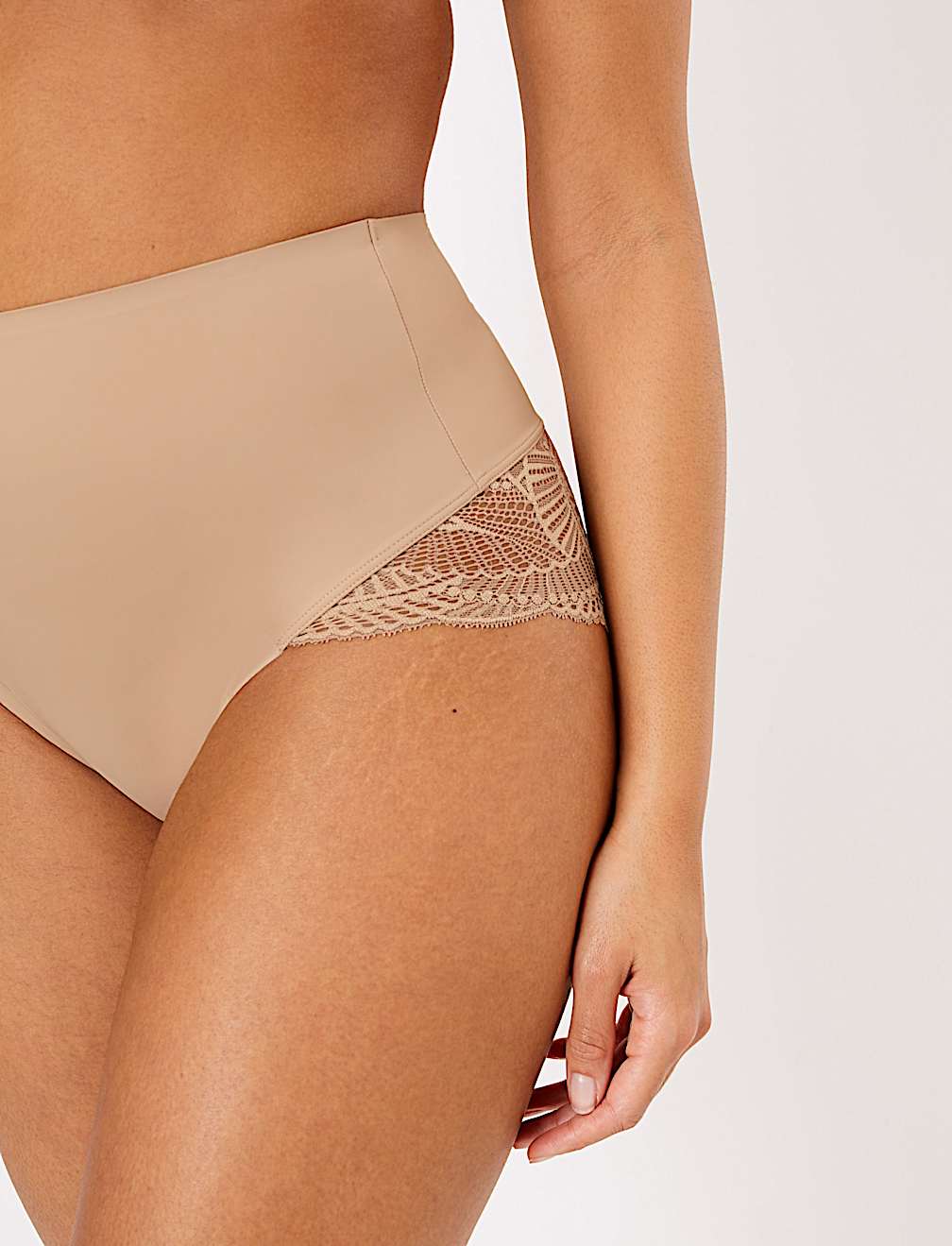 Firm Control High Leg Knickers