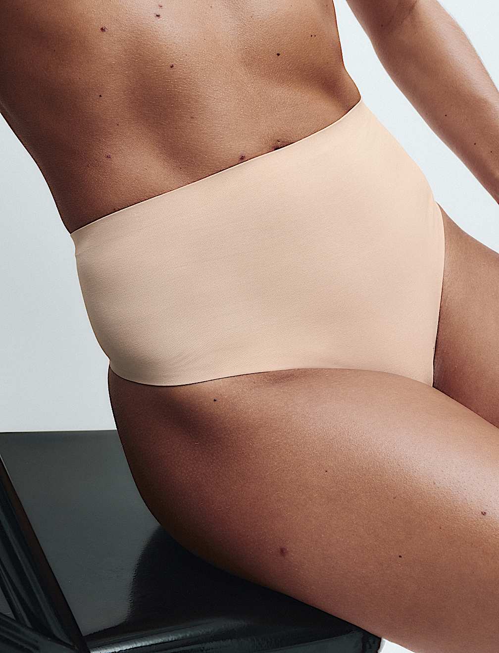 Cotton Rich Body Invisibles&trade; Shaping Thong