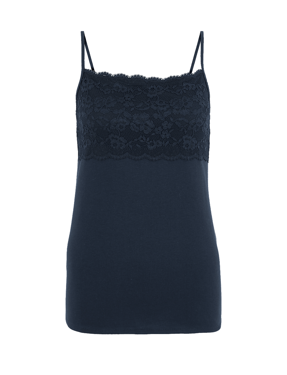 Cotton Lace Bandeau Vest