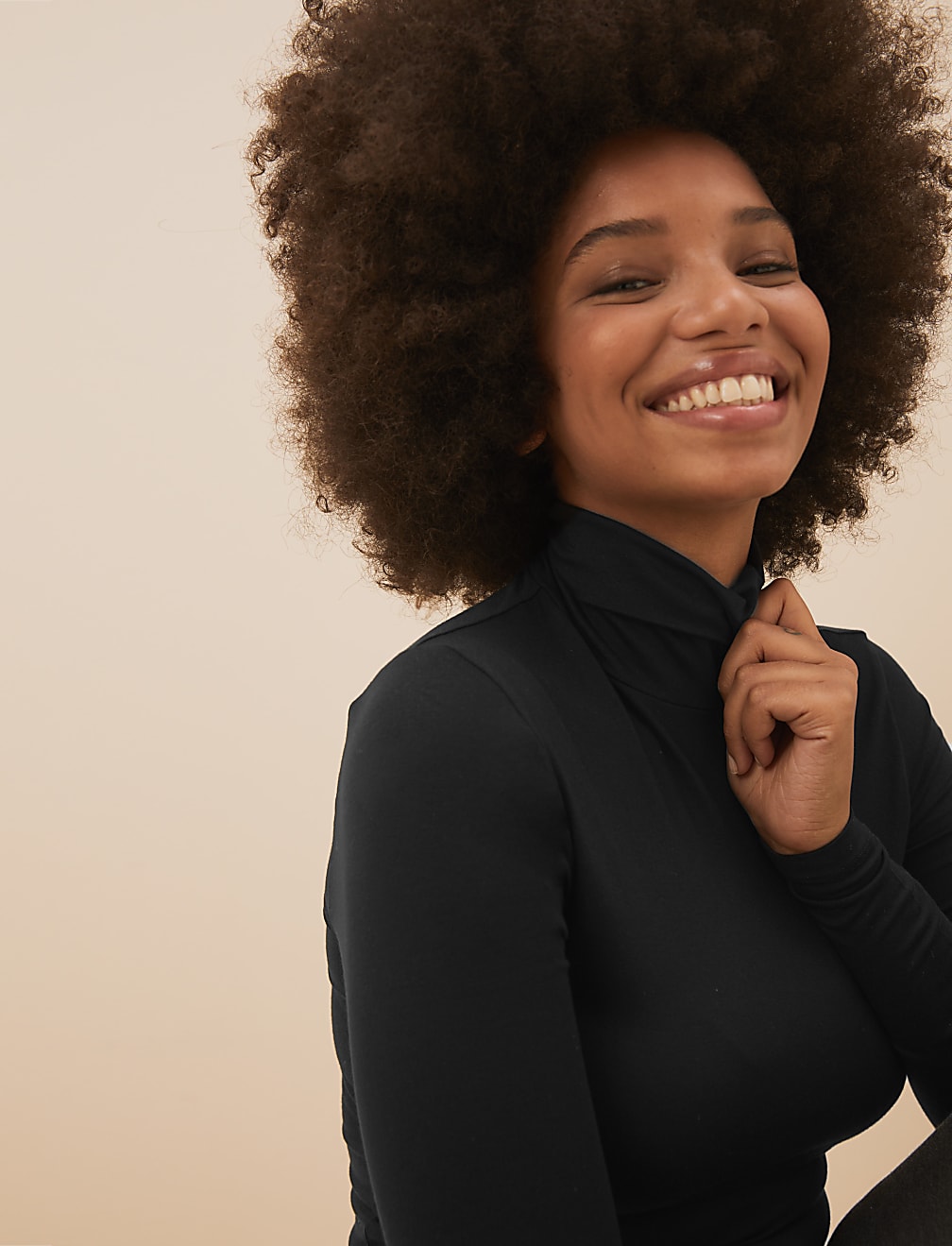 Heatgen™ Thermal Polo Neck Long Sleeve Top