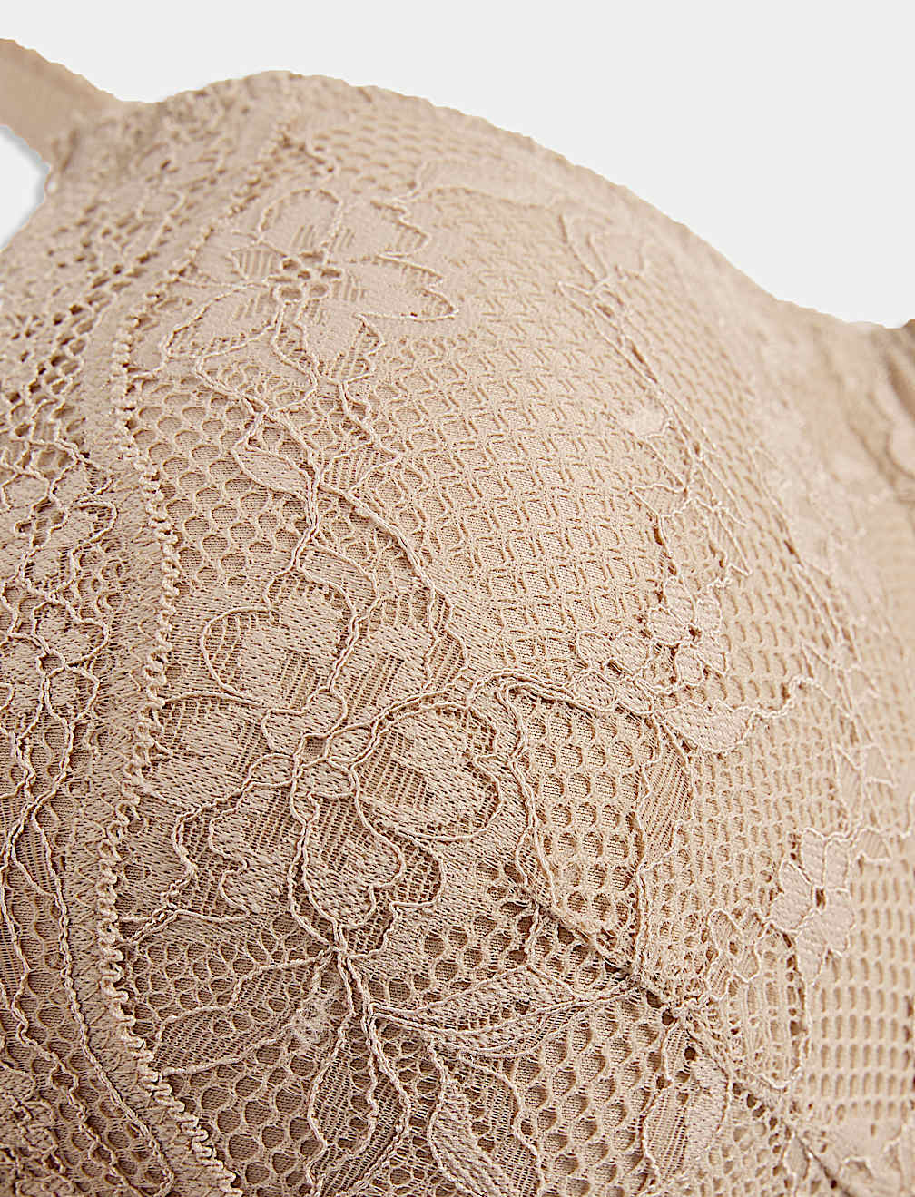 Jasmine Lace Wired Plunge Bra A-E