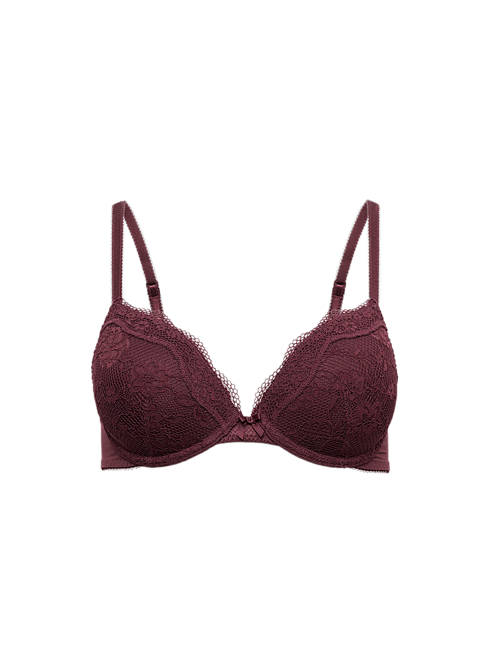 Jasmine Lace Wired Plunge Bra A-E