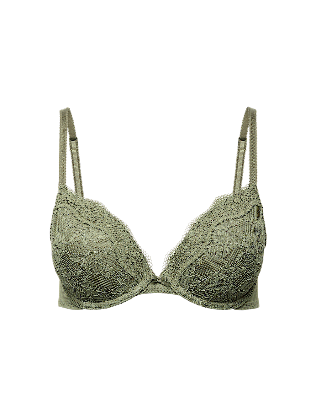 Jasmine Lace Wired Plunge Bra A-E